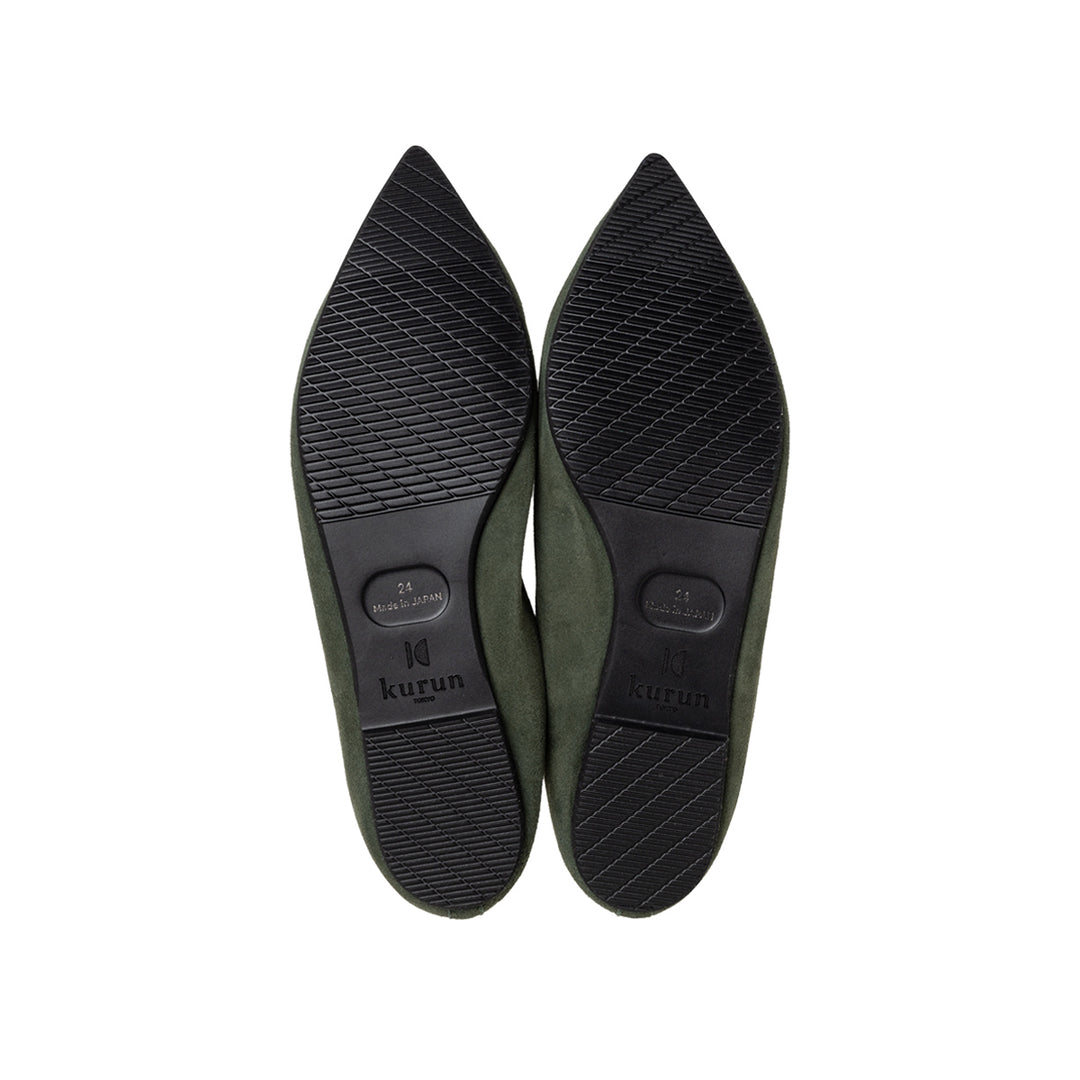 Mathilde -Waterproof Suede Khaki ウォータープルーフスエード カーキ