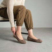 Pauline -Waterproof Suede Taupe