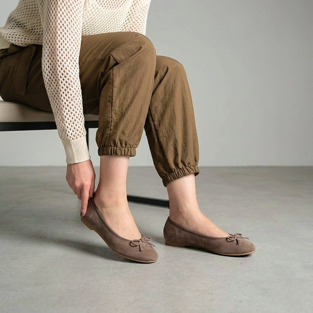 Pauline -Waterproof Suede Taupe
