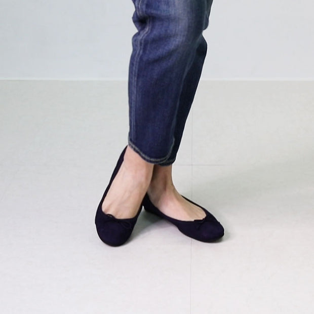 Pauline -Suede Navy (Limited)