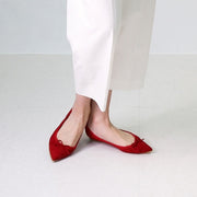 Mathilde -Suede Red Suede Red
