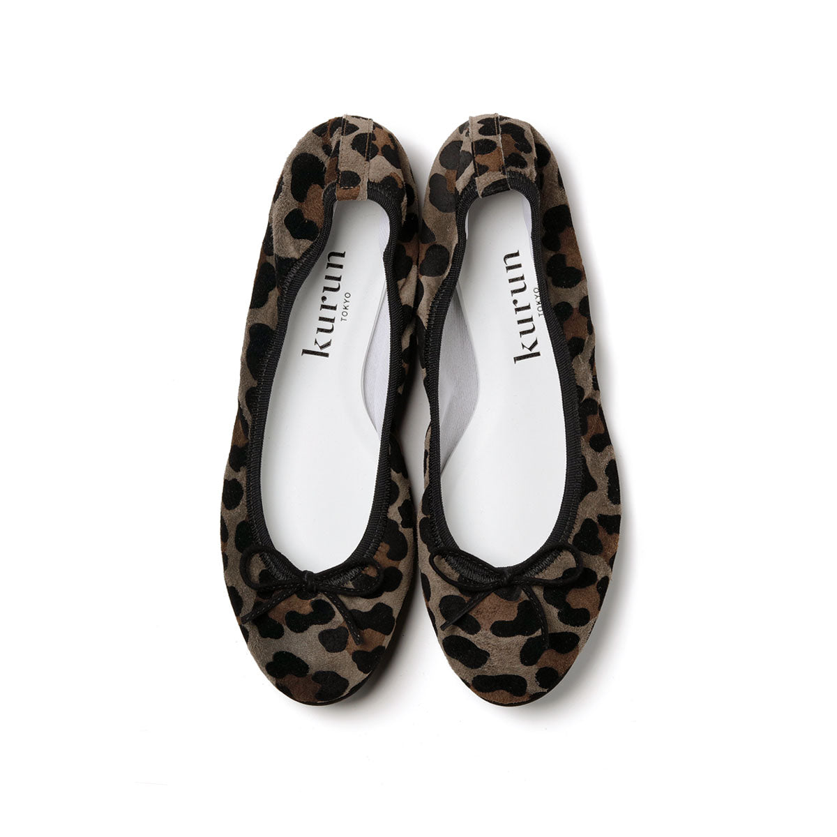 Pauline -Leopardprint GrayishKhaki ビッグレオパードプリント