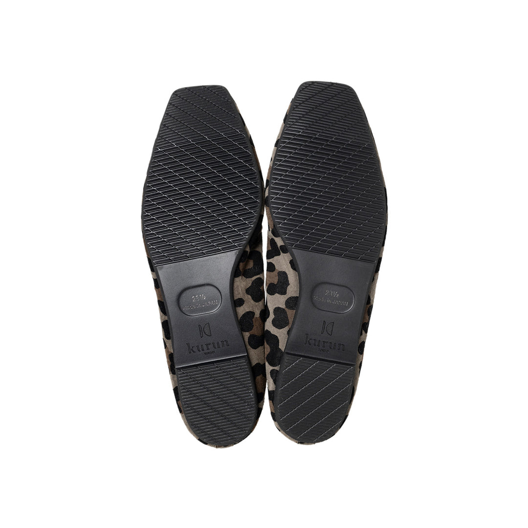 Giselle -Leopardprint Grayishkhaki ビッグレオパードプリント